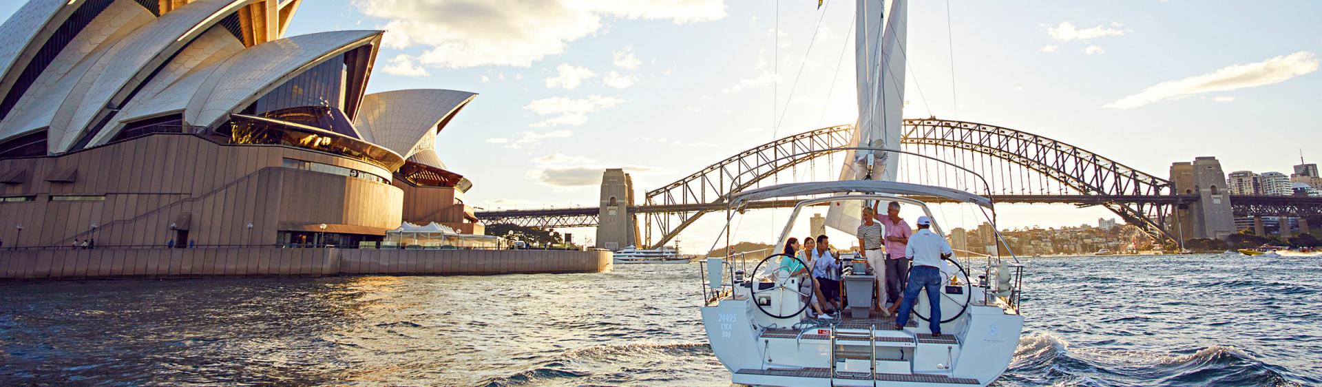 Segeln am Sydney Harbour