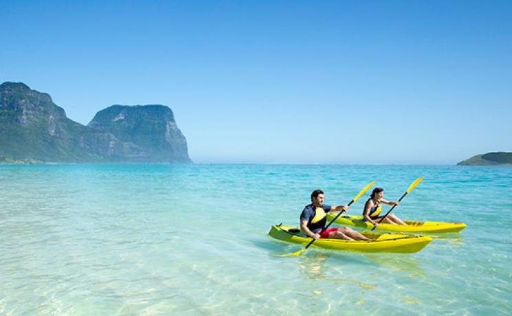 Kajakfahren, Lord Howe Island